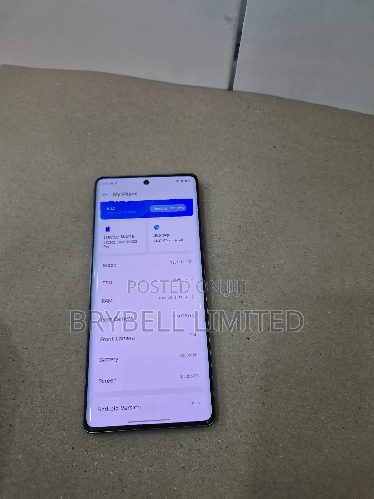 Tecno Camon 30S 256 GB Gray