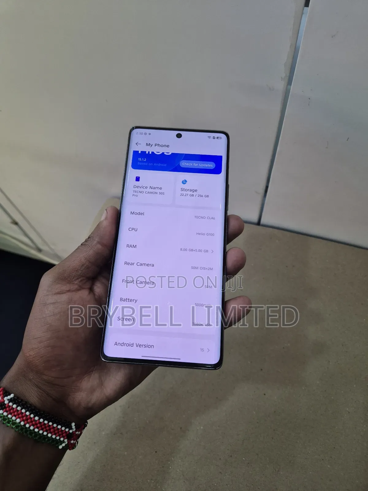 Tecno Camon 30S 256 GB Gray