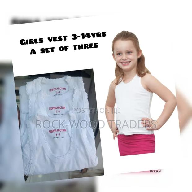 Girls Quality Vest 3 Pcs