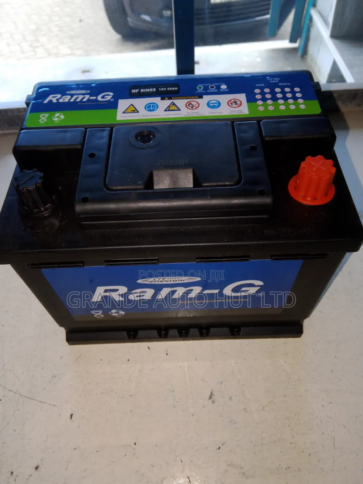 Ram-G Mf Din55 12volts 55ah Car Battery