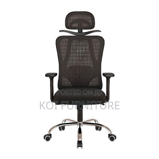Office Chairs; Lumbar Support Ergonomic Managers Executive Chair - thumbnail 4