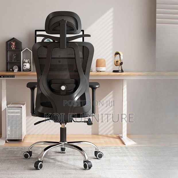 Office Chairs; Lumbar Support Ergonomic Managers Executive Chair - thumbnail 9