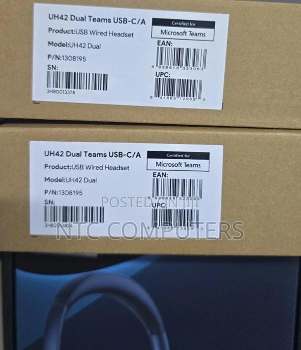 Yealink Uh42 Dual Uc Usb-C/a Headset Wired Head-Band
