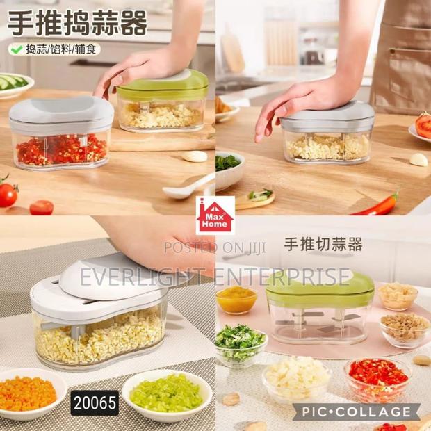 Fast Cutting Hand Push Garlic Cutter