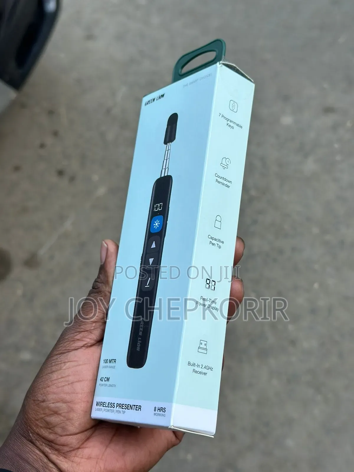 Green Lion Wireless Presenter Pen With Laser Pointer
