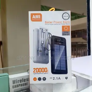 Ami Am-26 Solar Power Bank Outdoor Portable Charger