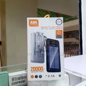 Ami Am-26 Solar Power Bank Outdoor Portable Charger