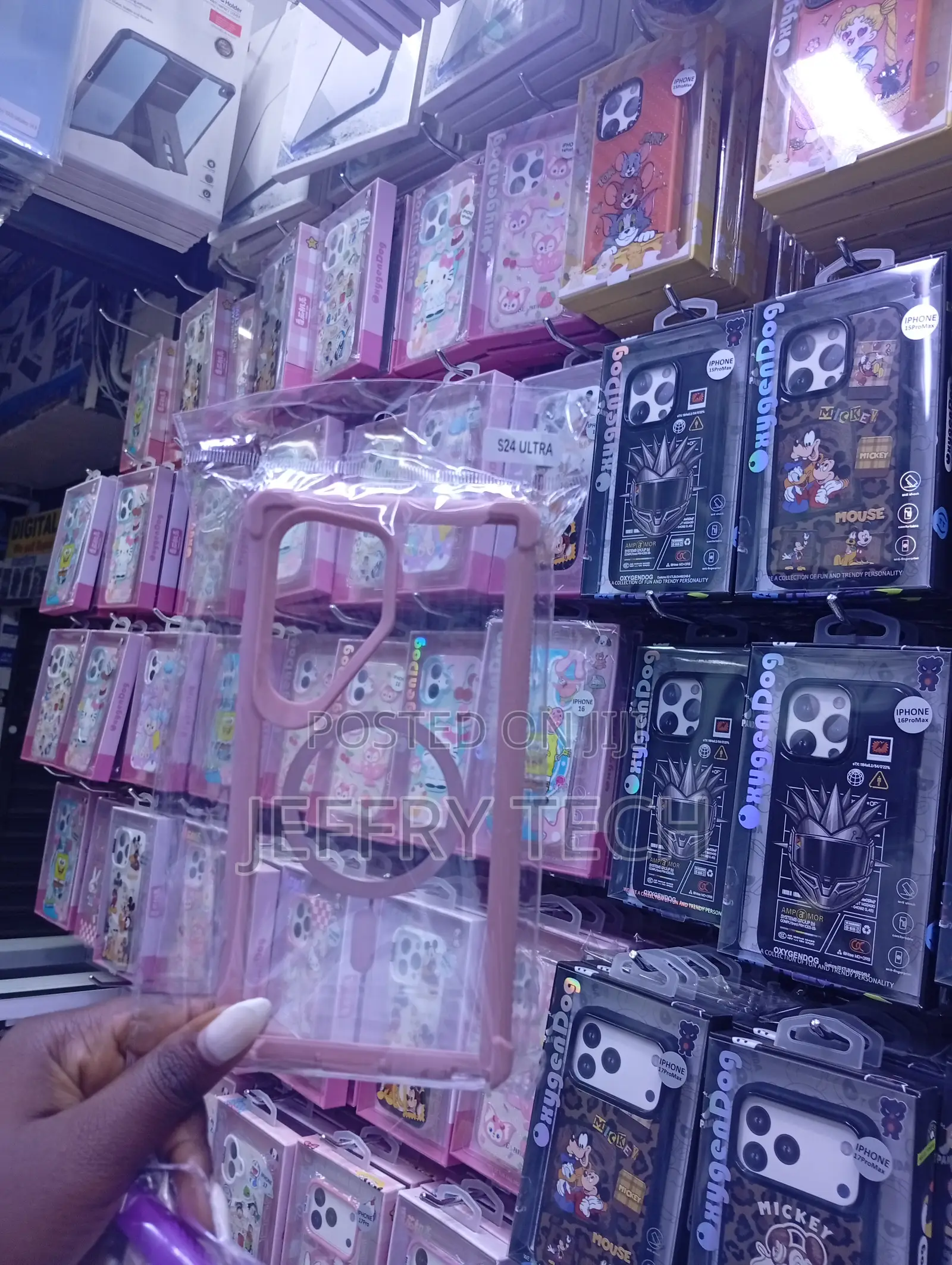 Oxygen Dog Brand Protective Cases Designed for iPhone Models.