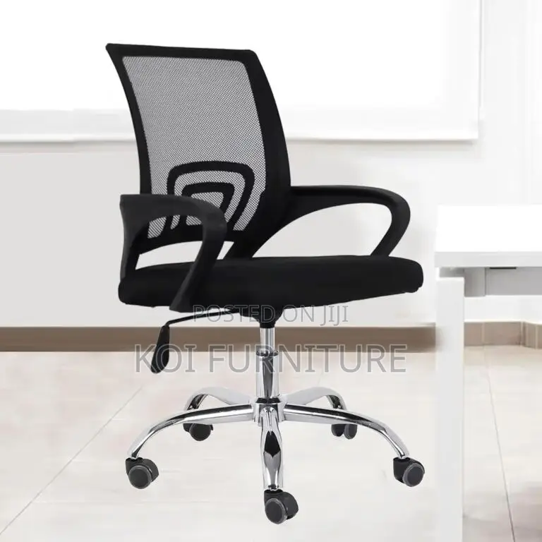 Office Chairs; Medium Backrest Mesh Breathable Clerical Office Seat