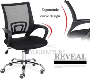 Office Chairs; Medium Backrest Mesh Breathable Clerical Office Seat