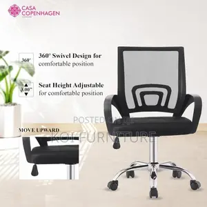 Office Chairs; Medium Backrest Mesh Breathable Clerical Office Seat