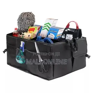 Foldable Car Trunk Organizer Multi-Compartment Storage Box Waterproof
