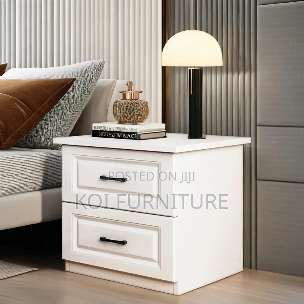 Storage Unit; White Home Bedside Smart Cabinet