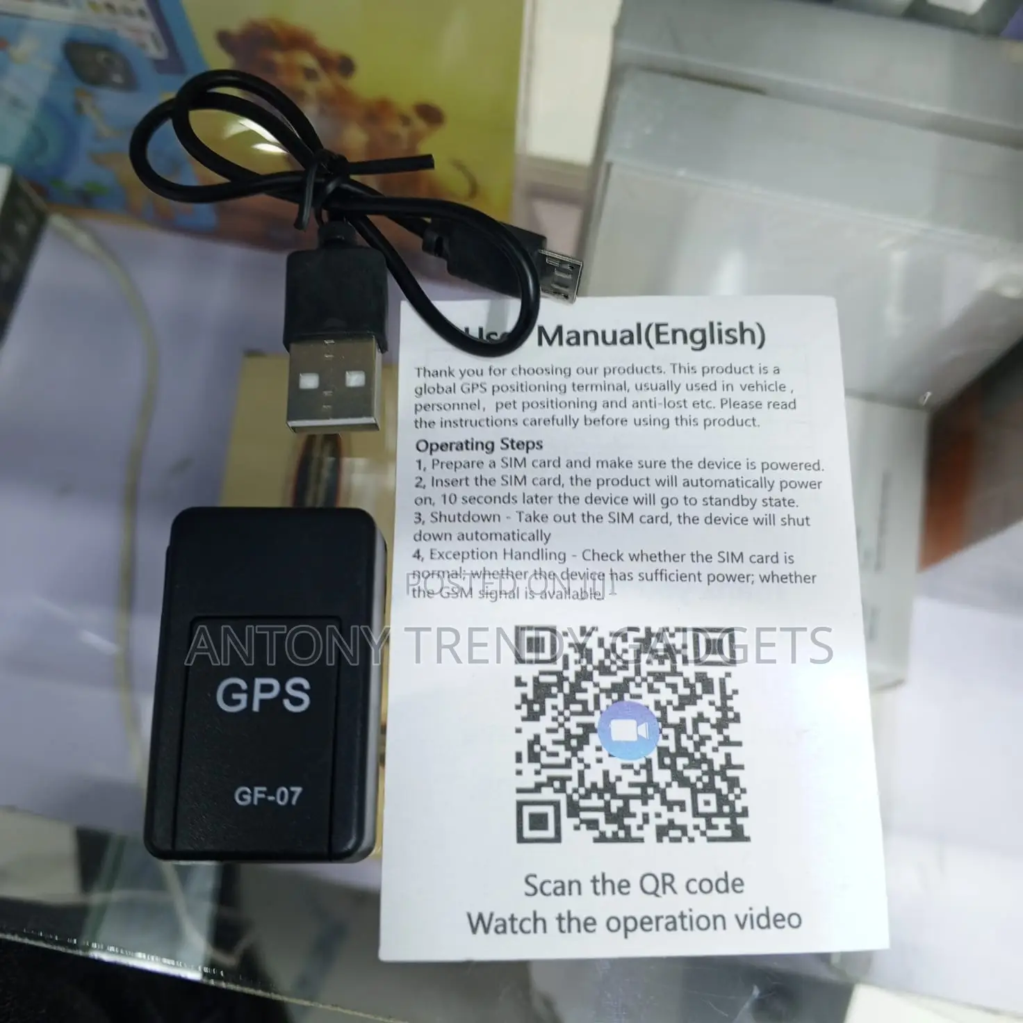 Gf-07 Mini GPS Tracker Magnetic Real Time Tracking Device