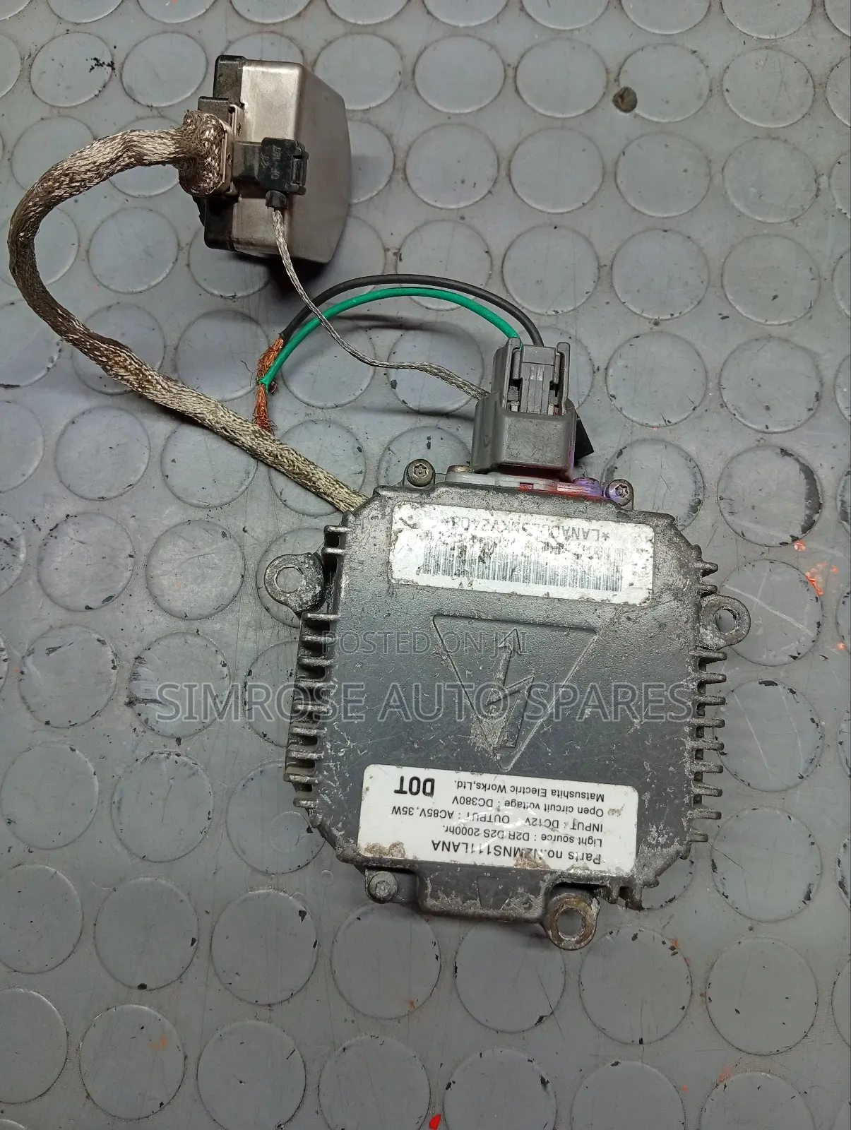 Infiniti G35 Xenon Box Ballast Headlight Unit