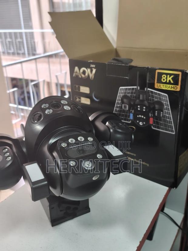 Quad Lens Resolution 4g Enabled Solar Powered CCTV