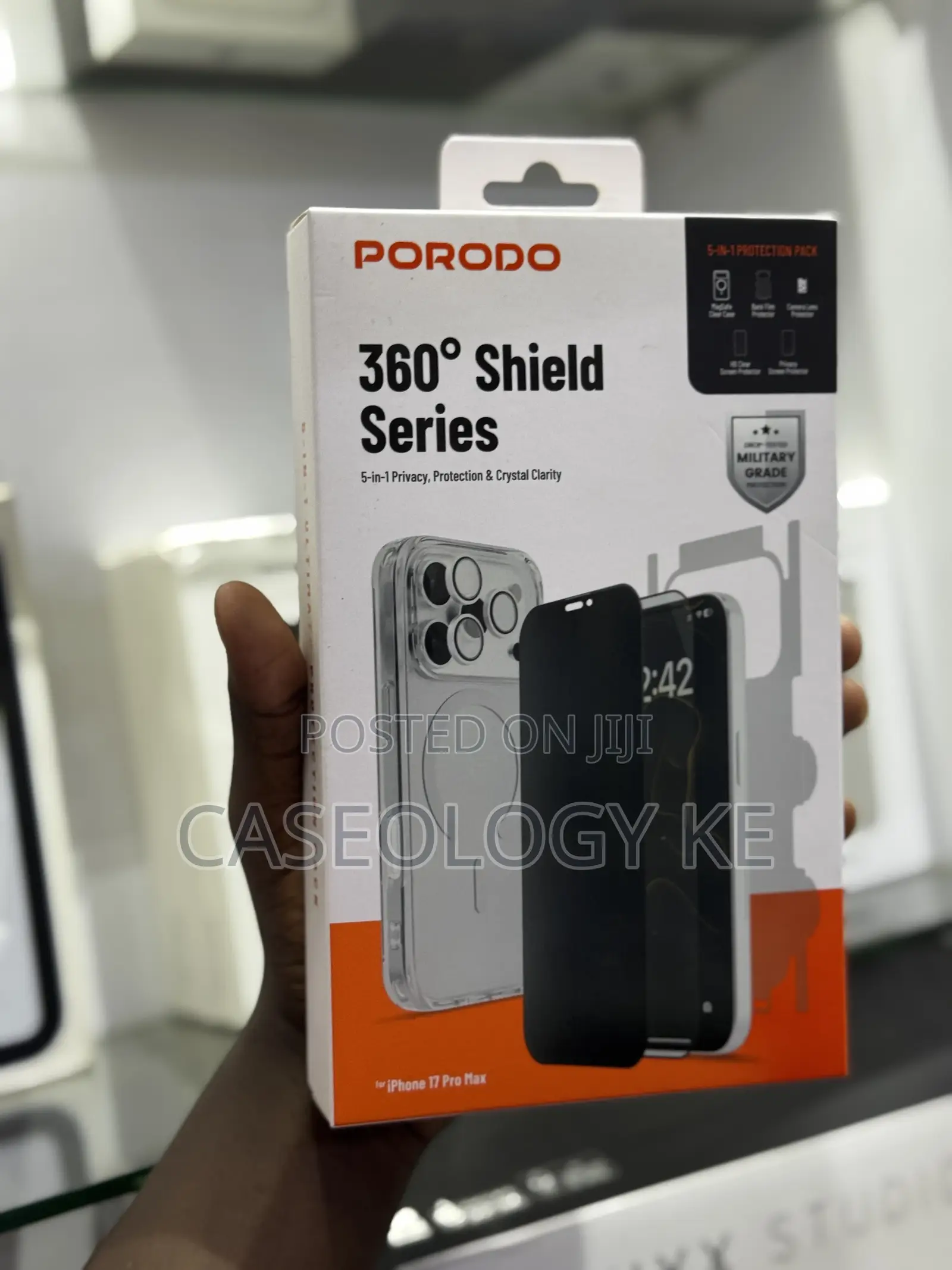 17 Magsafecase With Clear,Privacy,Camera Lens and Back Film Protector