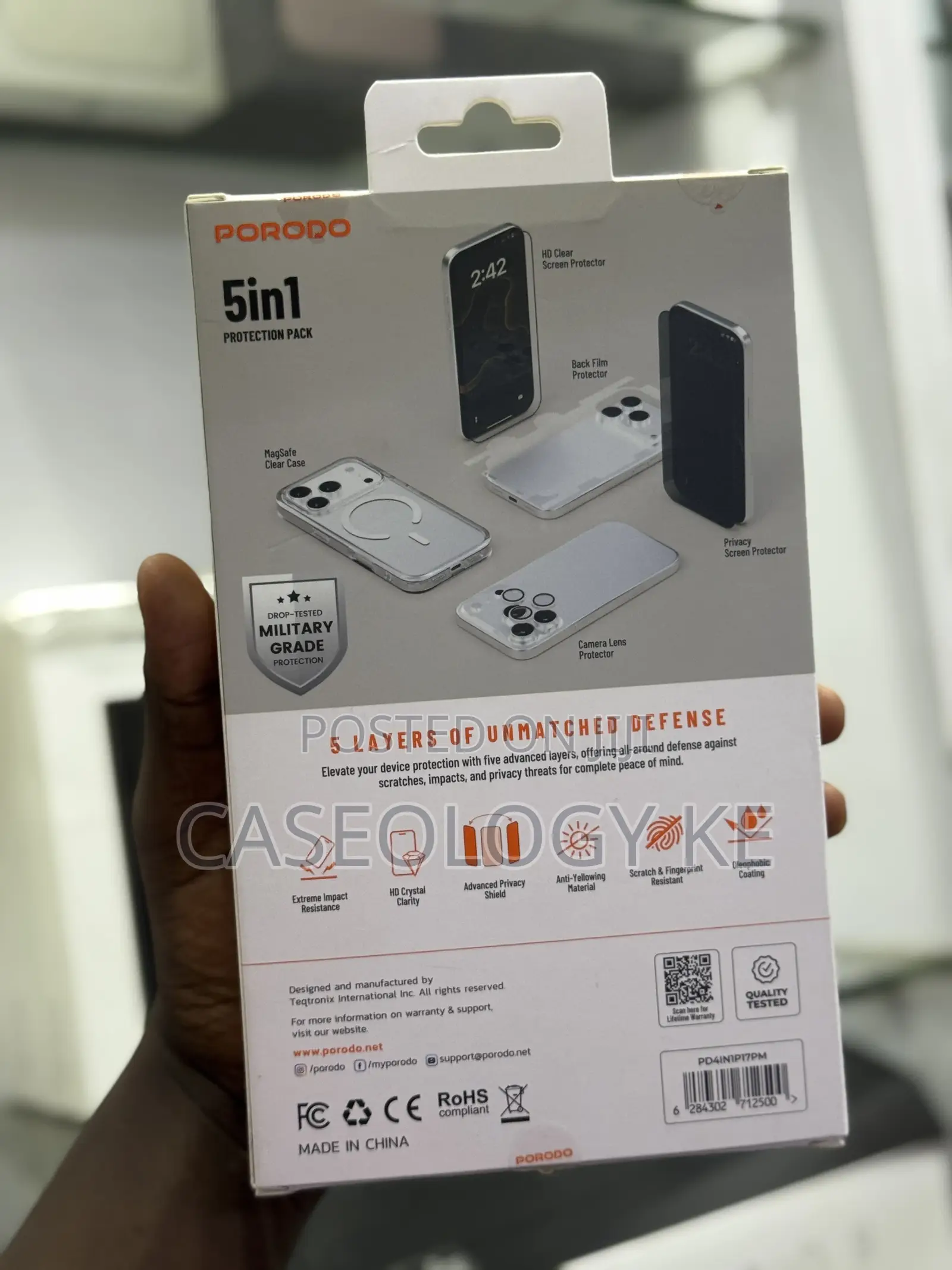 17 Magsafecase With Clear,Privacy,Camera Lens and Back Film Protector