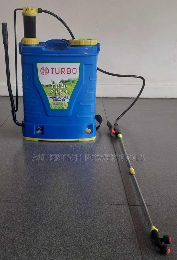 Tr20 in 1 Turbo Back Pack Manual and Battery Sprayer 20 Litres