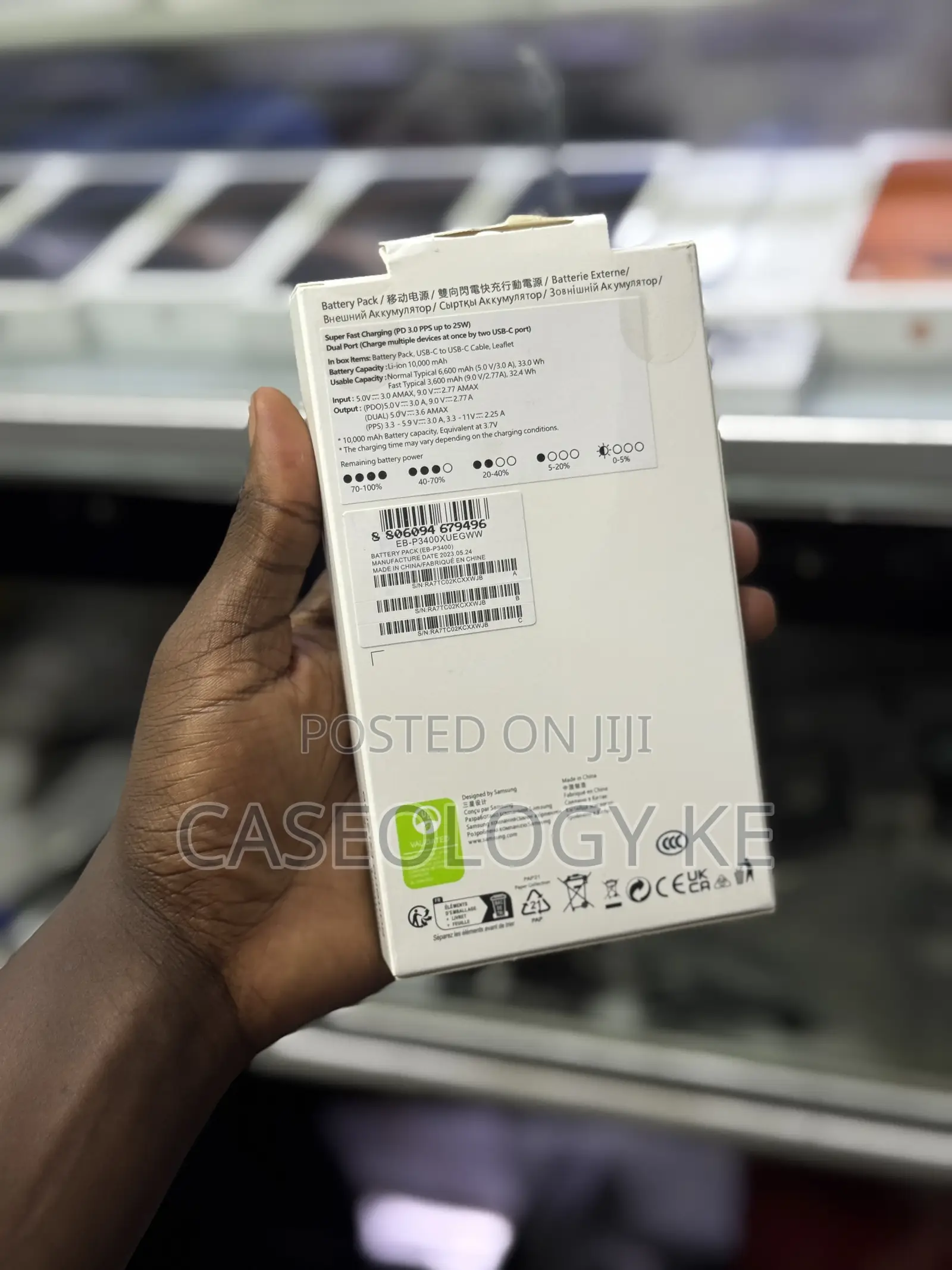 10,000mah /25w Samsung Powerbank