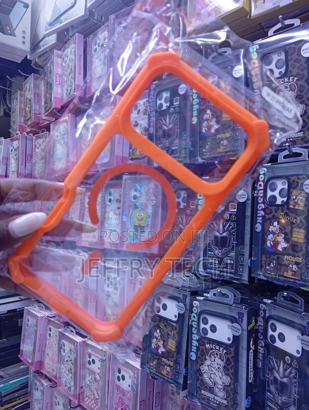 Orange Magnetic Shockproof Phone Case - thumbnail 2