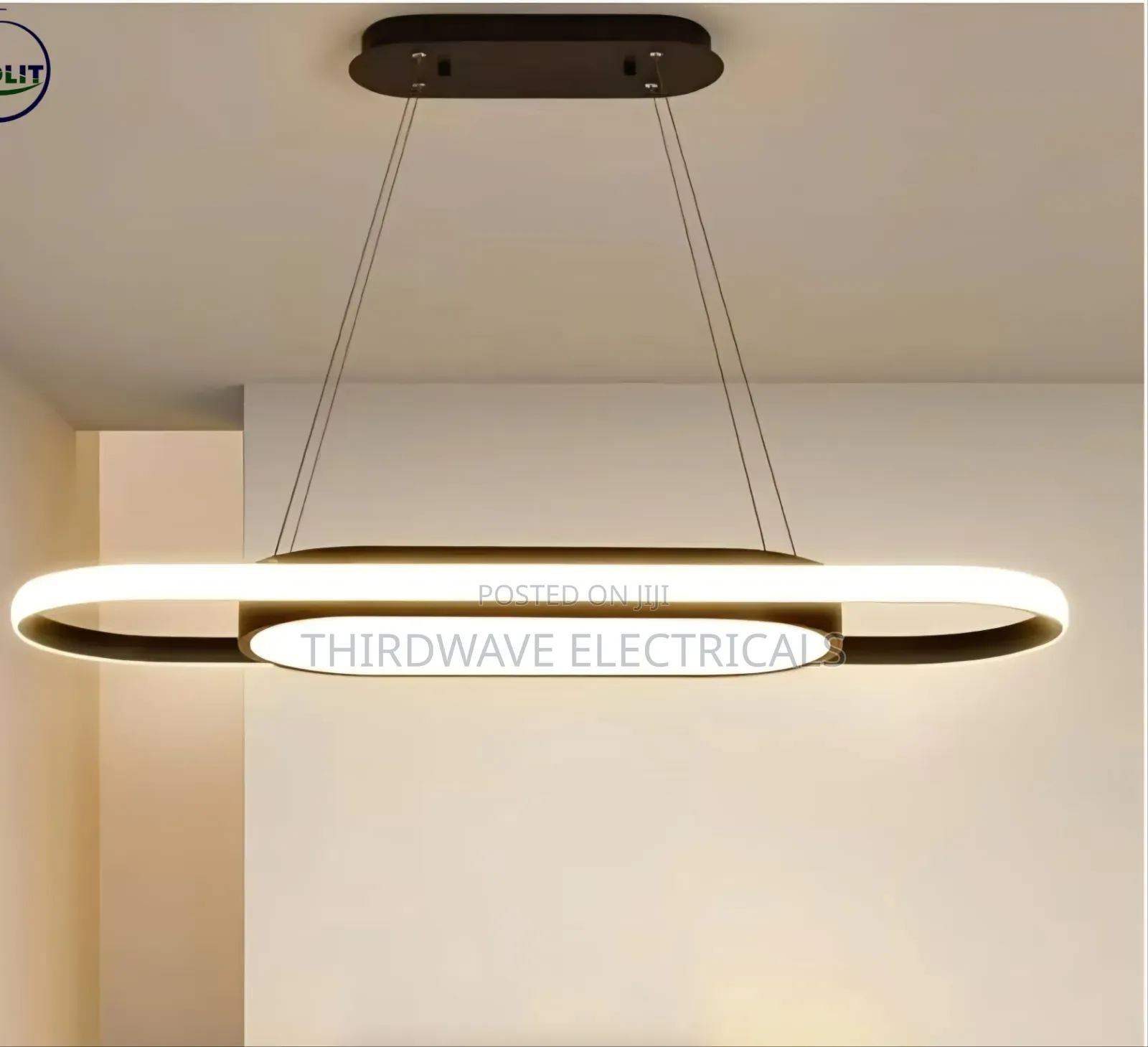 Modern Minimalist Oval Pendant Light