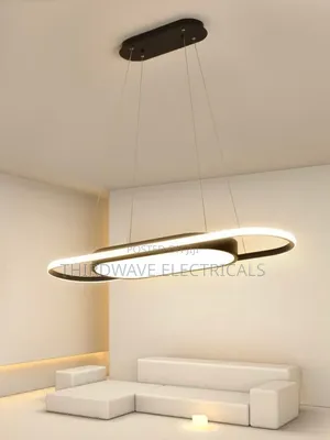 Beautiful Modern Minimalist Oval Pendant Light H4w