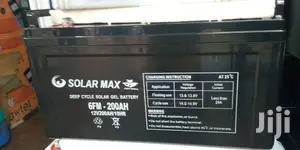 Solarmax Deep Cycle Gel Battery 200ah 6FM