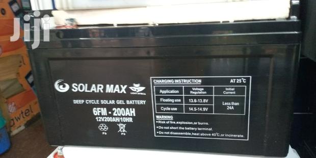 Solarmax Deep Cycle Gel Battery 200ah 6FM - main view