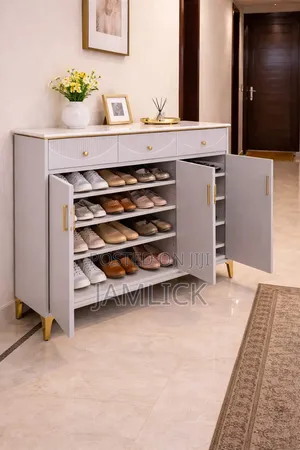 Wooden Shoe Cabinet / Buffet / Sideboard Cabinet - Th