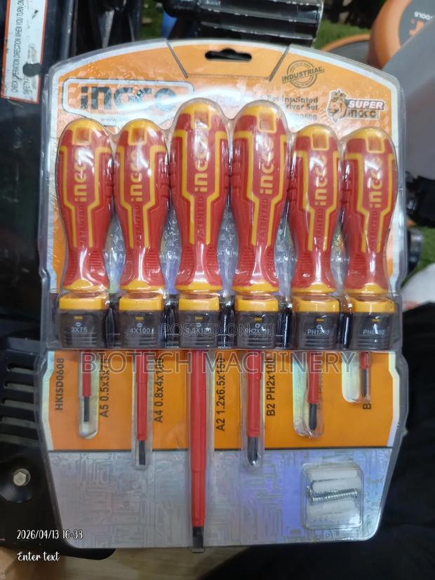 Ingco 6pcs Insulated Screwdrivers