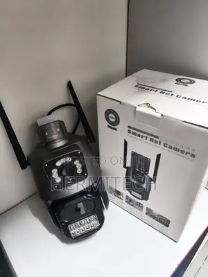 Dual-Lens 2-Eyes CCTV Camera 4g Smart Electric Model Ethernet Cable