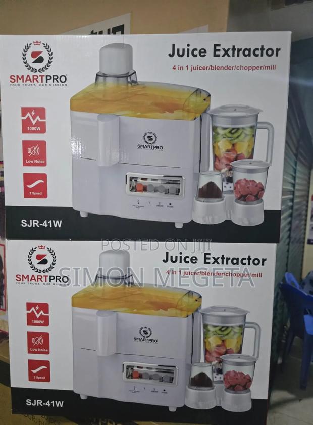 Smartpro 4 in 1 Juicer -Blender-Grinder and Mill Food Processor