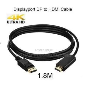 Displayport (Dp) to Hdmi Adapter Cable