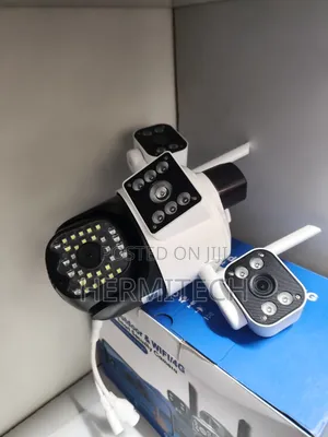 Triple-Eyes Lens 4g Electric Model With Alarm Siren and Notification