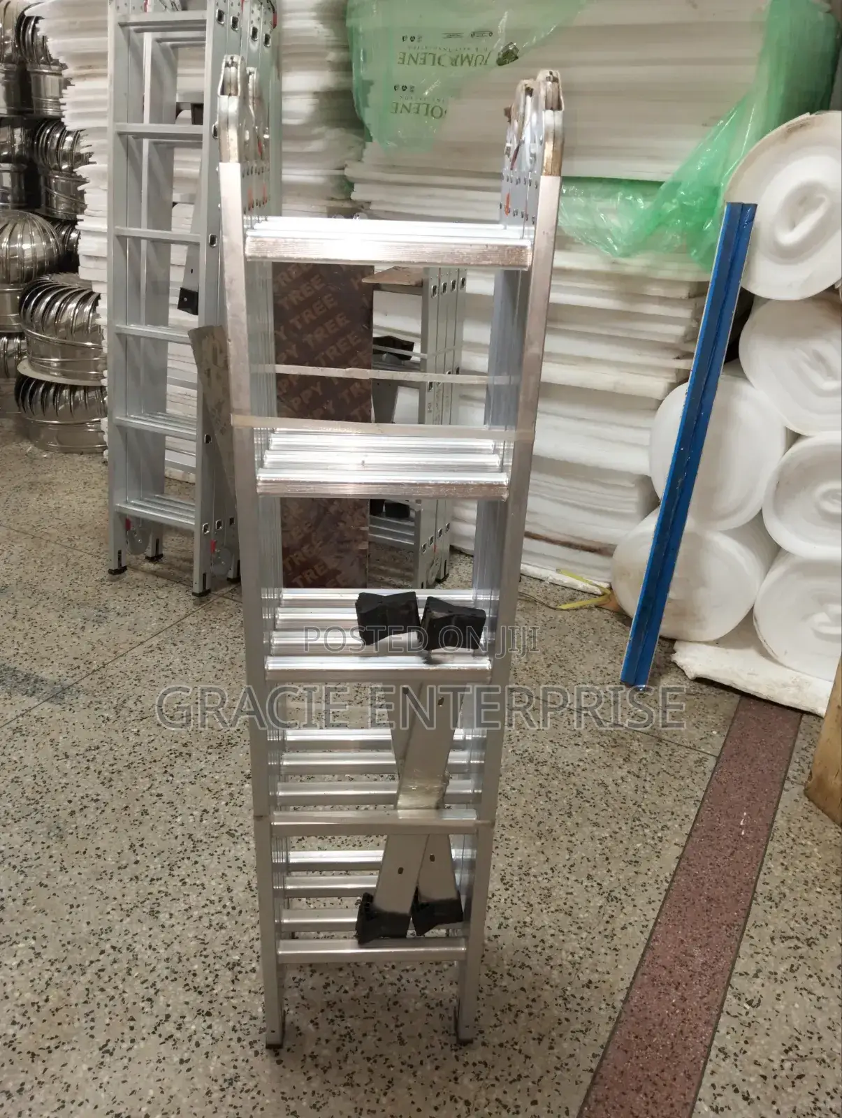 Foldable Aluminum Ladder