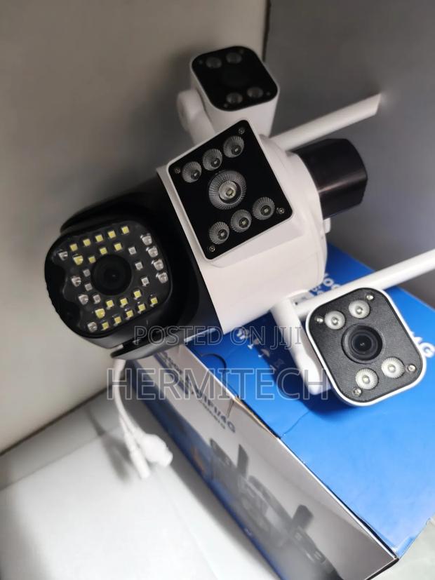 High Security Camera With Triple Lens 4g Electric Model