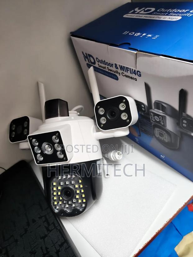 Weather Proof Triple Lens 4g Electric Model CCTV Ethernet Cable