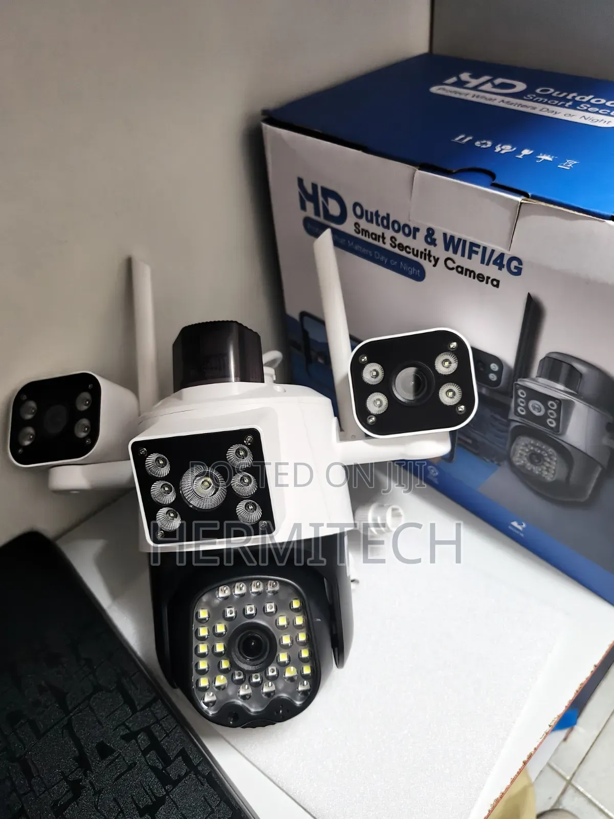 Weather Proof Triple Lens 4g Electric Model CCTV Ethernet Cable