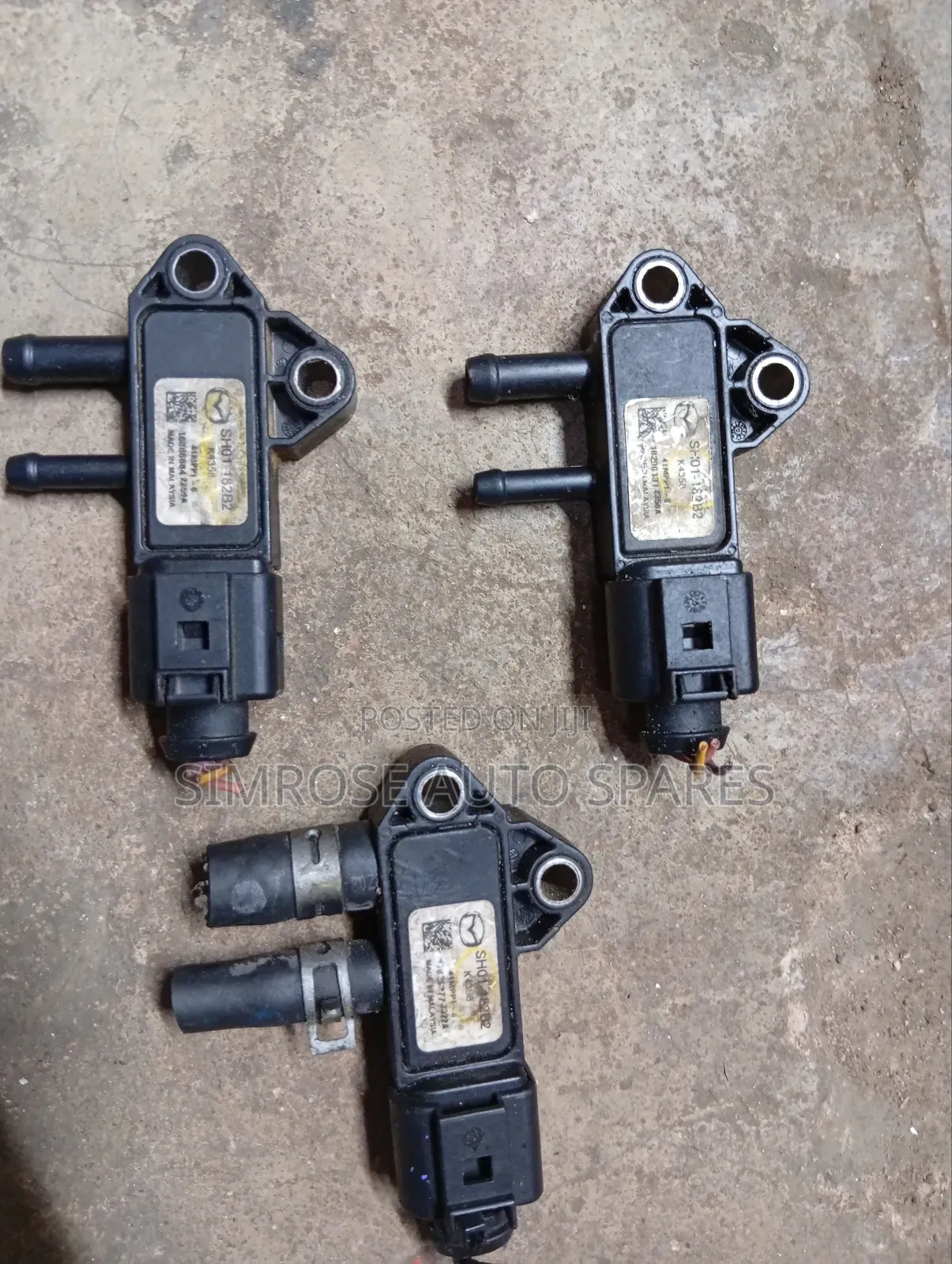 Mazda Cx5: Exhaust Pressure Sensor Sho1-182b2