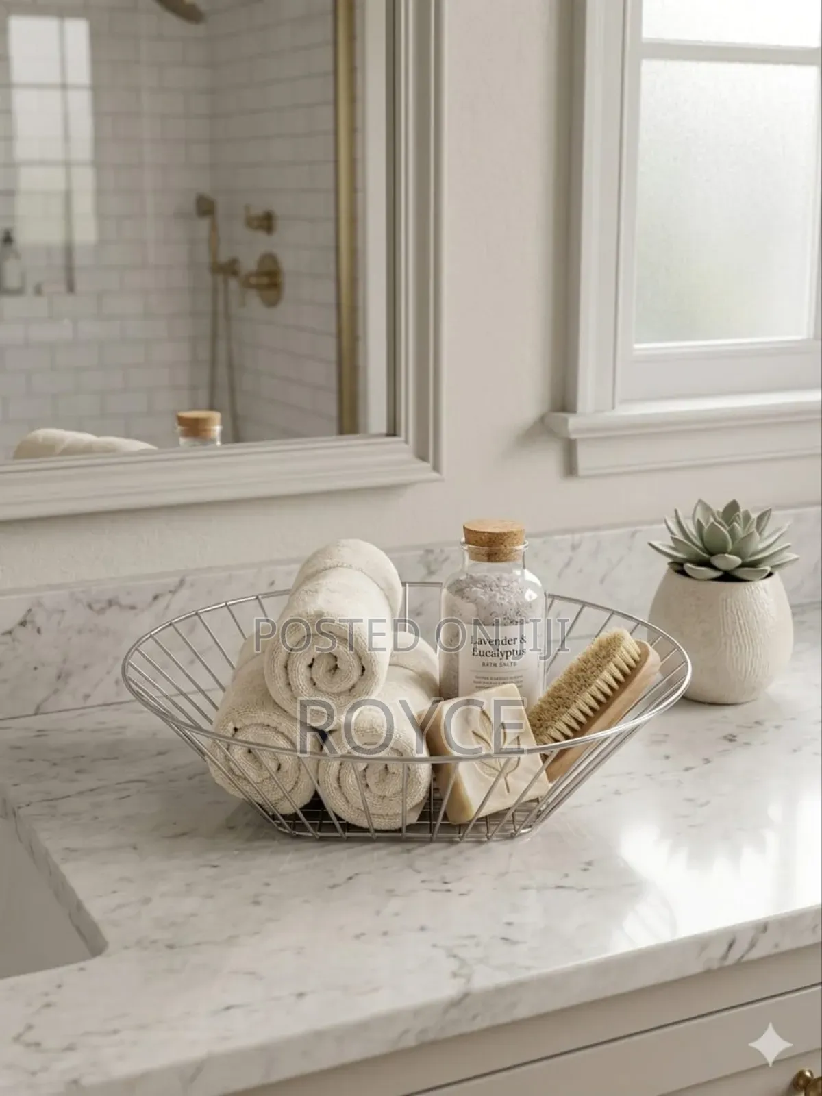 Versatile Stainless Steel Basket / Centerpiece