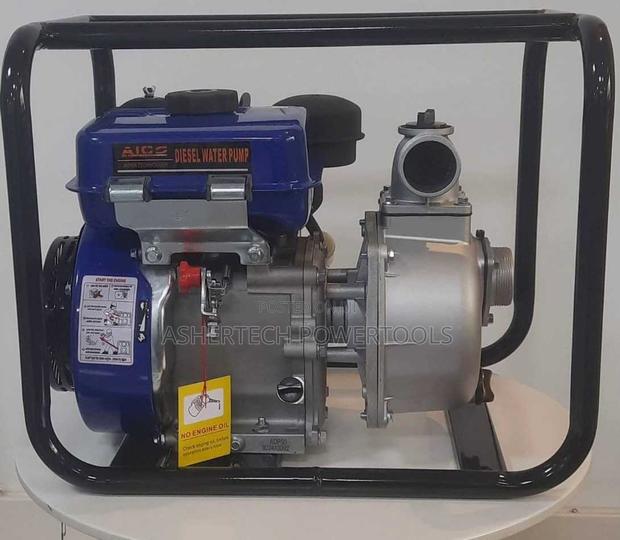 Adp50 Aico Japan Diesel Water Pump 2 Inches Normal Pressure 8hp Engine
