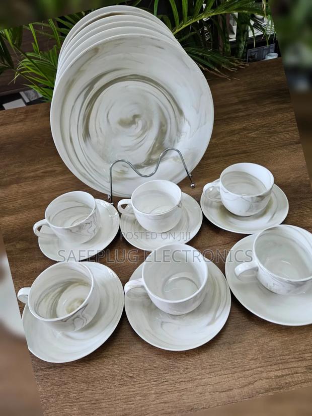Ceramic Plates Cup Set – Stylish Dining Set for Home - main view