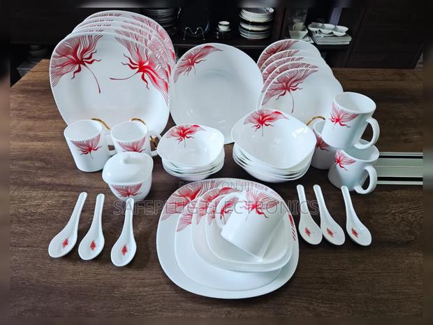 39 Piece Opal Glass Dinnerware Set – Strong Stylish