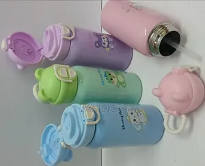 500ml Stainless Steel Insulated Bottle With Straw - Bz
