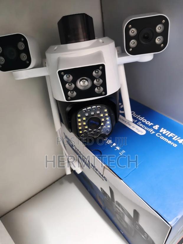 Triple Lens CCTV Simultaneous Shared Views 4g Smart Electric Model - main view