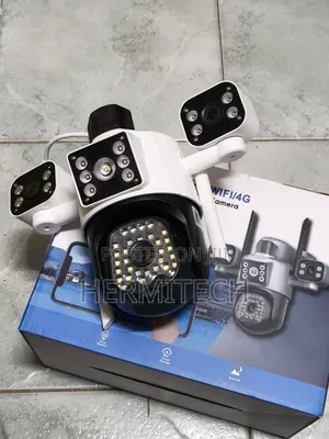 Triple Lens CCTV Simultaneous Shared Views 4g Smart Electric Model