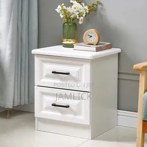 2 Drawers Wooden Bedside Drawer - Th