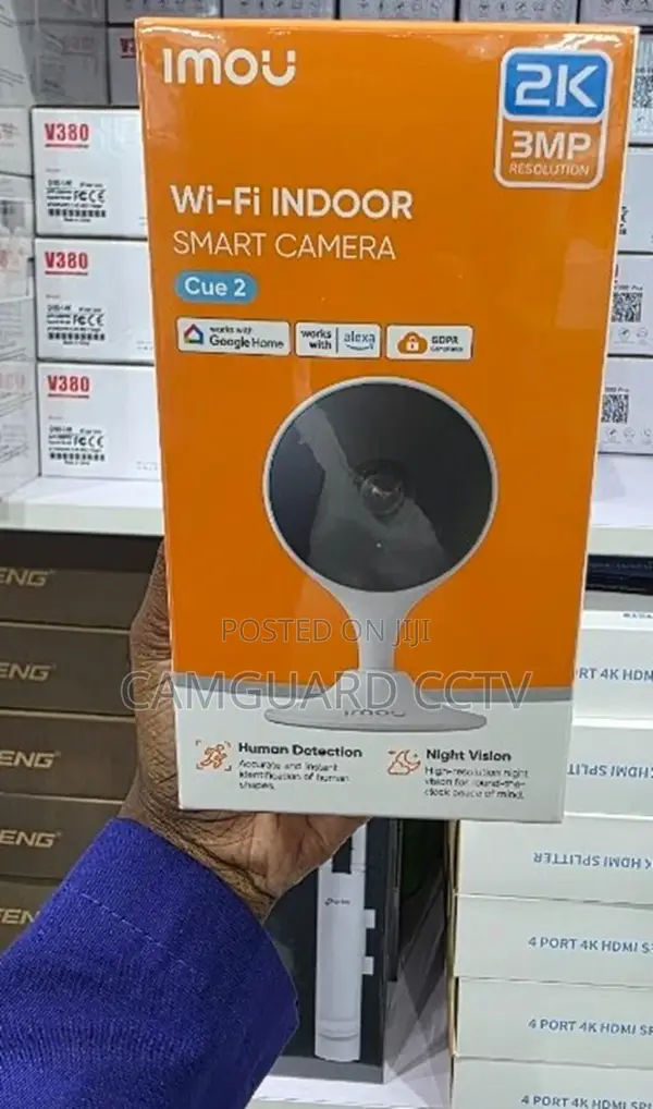 3mp Imou Cue 2 1080p Night Vision Human Detection Indoor Camera