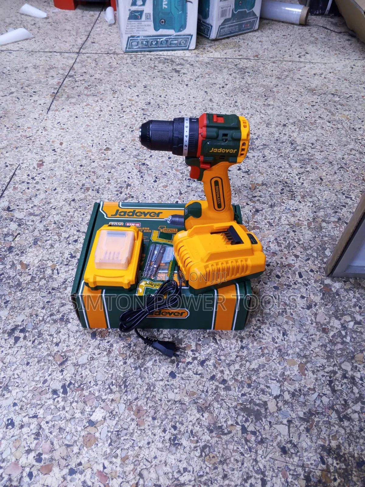 20v Cordless Impact Drill 55nm Jadever